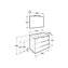 Mueble Pack Family blanco 90cm Victoria-N Roca