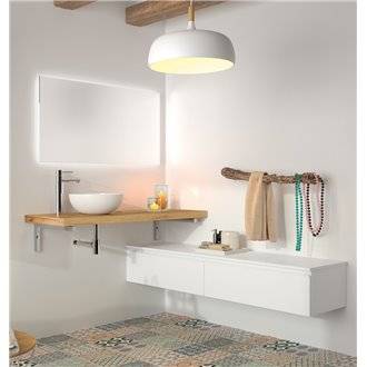 Encimera 140cm con lavabo de posar SPIRIT SALGAR
