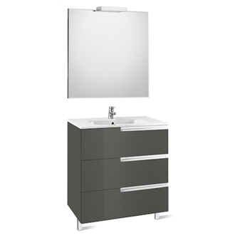 Mueble Pack Family gris 80cm Victoria-N Roca