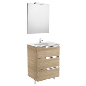 Mueble Pack Family roble 70cm Victoria-N Roca