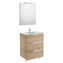 Mueble Pack Family roble 70cm Victoria-N Roca