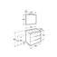 Mueble Pack Family blanco 70cm Victoria-N Roca