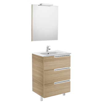 Mueble Pack Family roble 60cm Victoria-N Roca