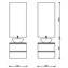 Mueble + coqueta 60cm SPIRIT SALGAR