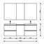 Conjunto de muebles 160cm SPIRIT SALGAR