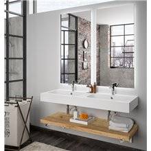 Lavabo doble + Encimera 120cm SPIRIT SALGAR