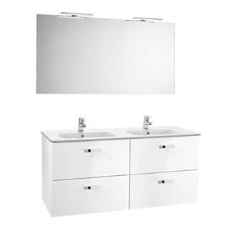Mueble Pack blanco 120cm Victoria Basic Roca