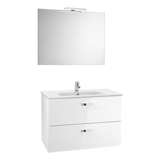Mueble Pack blanco 100cm Victoria Basic Roca
