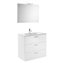 Mueble Pack 3 cajones blanco 80cm Victoria Basic Roca
