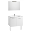 Mueble Pack 2 puertas blanco 80cm Victoria Basic Roca
