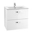 Mueble 2 cajones blanco 70cm Victoria Basic Roca