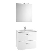 Mueble Pack 2 cajones blanco 70cm Victoria Basic Roca