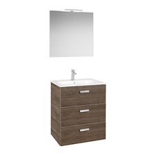 Mueble Pack 3 cajones cedro 60cm Victoria Basic Roca