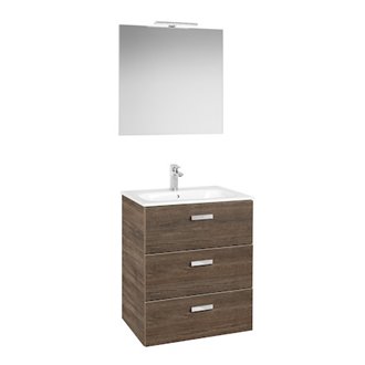 Mueble Pack 3 cajones cedro 60cm Victoria Basic Roca