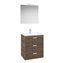 Mueble Pack 3 cajones cedro 60cm Victoria Basic Roca