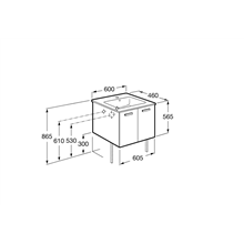 Mueble 2 puertas cedro 60cm Victoria Basic Roca