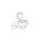 Mueble Pack 2 puertas blanco 60cm Victoria Basic Roca