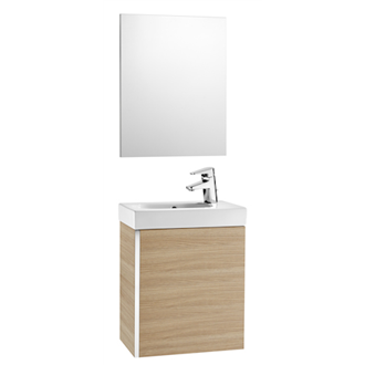 Mueble roble con espejo Mini Roca