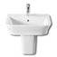 Lavabo semipedestal The Gap 50x42cm Roca