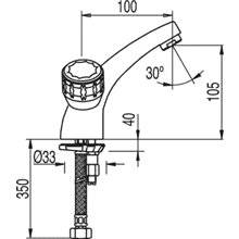 Grifo de lavabo Bimando ESE-23 TRES