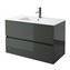 Mueble 71cm Gris Brillo 2 cajones SALGAR FUSSION LINE