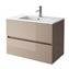 Mueble 71cm Taupe Brillo 2 cajones SALGAR FUSSION LINE