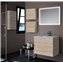 Mueble 71cm Gris Brillo 2 cajones SALGAR FUSSION LINE