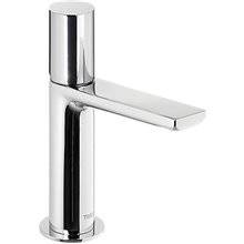 Grifo de lavabo Max-Tres caño largo cascada circular con volante