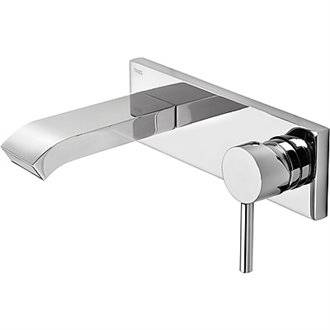 Grifo de pared para lavabo Max-Tres mural ca&ntilde;o cascada