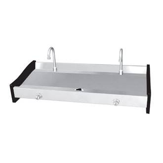 Lavabo colectivo rectangular inox Timblau