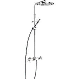 Conjunto de ducha termost&aacute;tica ECO Max-Tres barra telesc&oacute;pica y manetas