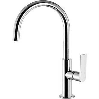Grifo de lavabo Loft-Tres 32,4cm x 17,3cm con maneta ECO