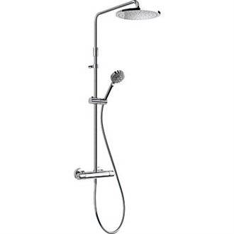 Conjunto de ducha termost&aacute;tica ECO Lex-Tres barra telesc&oacute;pica