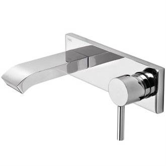 Grifo de pared para lavabo Alplus ca&ntilde;o cascada
