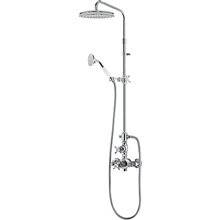Columna de ducha termostática Retro-Tres tomas agua pared