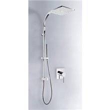 Kit de ducha empotrado MONO-TERM Tres con toma pared