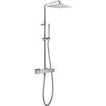Conjunto de ducha termostática ECO CUADRO Tres barra deslizante