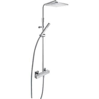 Conjunto de ducha CUADRO Tres anticalc&aacute;rea