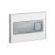 Placa en cromo blanco SQUARE
