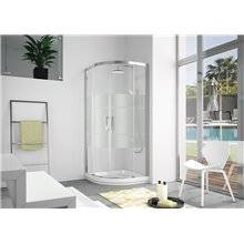 Mampara semicircular puertas correderas decorado Clio CU130 Kassandra