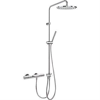 Conjunto de ba&ntilde;era-ducha ECO MAX Tres termost&aacute;tica