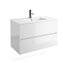 Mueble 91cm Blanco Brillo 2 cajones SALGAR FUSSION LINE