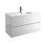Mueble 101cm Blanco Brillo 2 cajones SALGAR FUSSION LINE