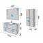 Mueble 101cm Blanco Brillo 2 cajones SALGAR FUSSION LINE