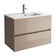 Mueble 101cm Taupe brillo 2 cajones SALGAR FUSSION LINE