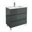 Mueble 61cm Gris brillo 3 cajones SALGAR FUSSION LINE