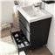 Mueble 81cm Blanco Brillo 3 cajones SALGAR FUSSION LINE