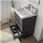 Mueble 101cm Gris Brillo 3 cajones SALGAR FUSSION LINE