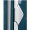 Mampara angular vidrio puerta plegable AH300 Kassandra