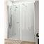 Mampara frontal puerta plegable y fijo BO302 Kassandra